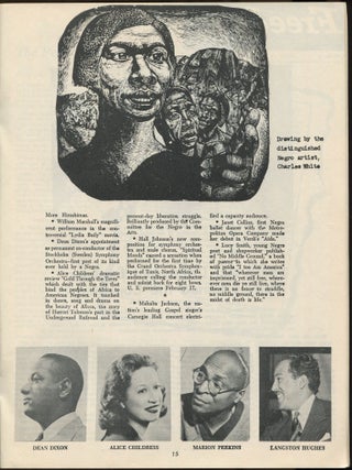 Negro History Week 1953: Peace / Equality