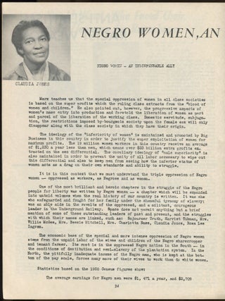 Negro History Week 1953: Peace / Equality