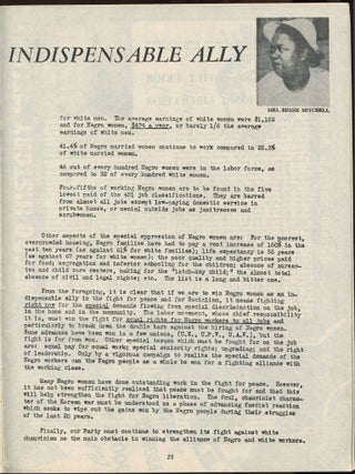 Negro History Week 1953: Peace / Equality
