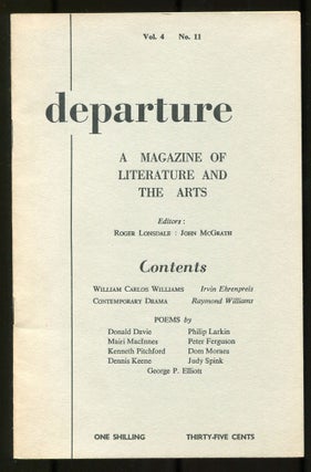 Item #526607 Departure: A Magazine of Literature and the Arts – Volume 4, Number 11 (January,...