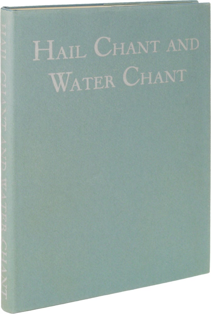 Item #52676 Hail Chant and Water Chant. Mary C. WHEELWRIGHT, recorded by.