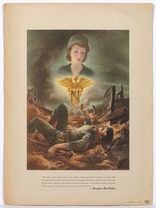 Item #527338 [Broadside]: U.S. Army Nurse Corps Recruitment Poster. Douglas MACARTHUR