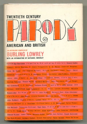 Item #527996 Twentieth Century Parody: American and British. John UPDIKE, James Thurber, Edmund...