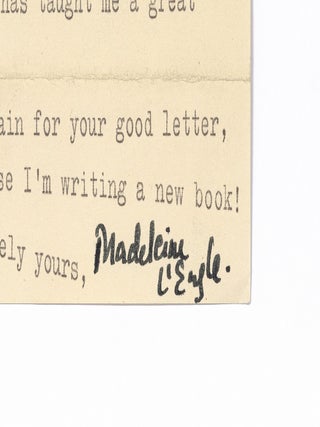 Typed Letter Signed