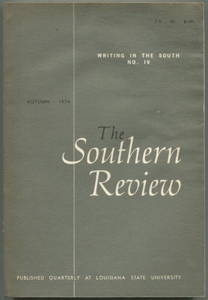 Item #528130 The Southern Review – Volume X, Number 4, October 1974. Louis D. RUBIN, Louis...