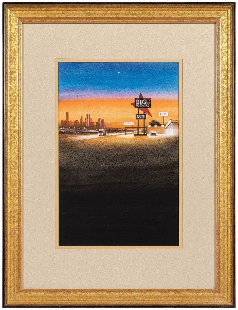 Original Art]: Dust Jacket Art for Larry McMurtry's *The Evening Star*. Wendell MINOR, Larry McMurtry.