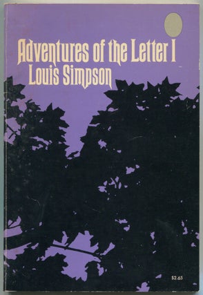 Item #528222 Adventures of the Letter I. Louis SIMPSON