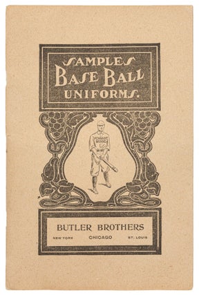 Item #528256 Butler Brothers. Samples Base Ball Uniforms