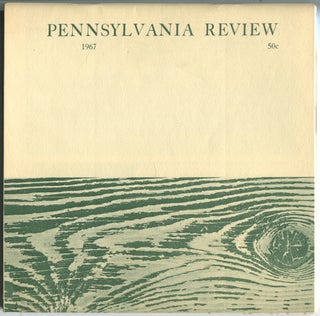 Item #529291 Pennsylvania Review - Volume 11, No. 1, Fall 1967. Richard BROADMAN, Jeffrey...