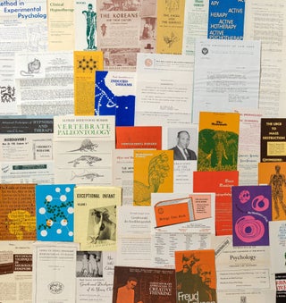 Item #529536 [Archive]: A Collection of over 100 Mid-Century Publishers' Prospectuses for Books...