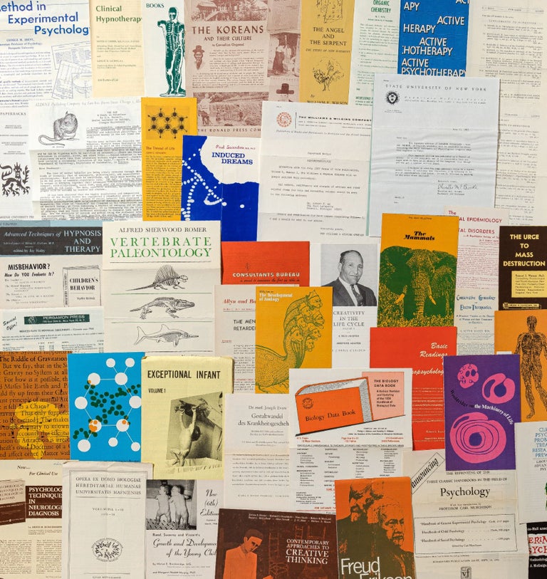 Item #529536 [Archive]: A Collection of over 100 Mid-Century Publishers' Prospectuses for Books on Psychology, Medicine, and Science