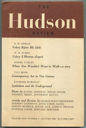 Item #530271 The Hudson Review – Volume XXII, Number 3, Autumn 1969. W. H. AUDEN, William H....