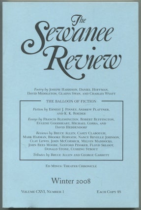 Item #530598 The Sewanee Review – Volume CXVI, Number 1, January-March 2008. Ernest J. FINNEY,...