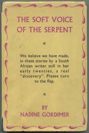 Item #530660 The Soft Voice of the Serpent and Other Stories. Nadine GORDIMER