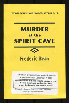 Item #531413 Murder at the Spirit Cave. Frederic BEAN