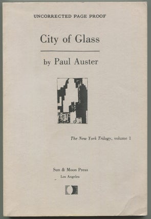 Item #531636 City of Glass. Paul AUSTER