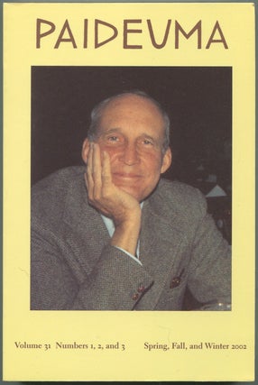 Item #531791 Paideuma – Volume 31, Numbers 1, 2, & 3, Spring, Fall & Winter 2002. James...
