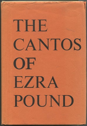 Item #531864 The Cantos of Ezra Pound. Ezra POUND