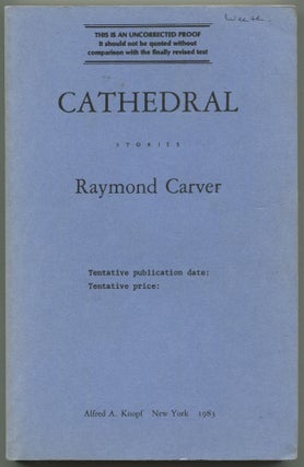 Item #532287 Cathedral. Raymond CARVER