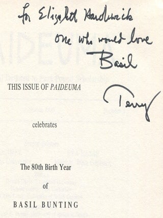 Paideuma – Volume 9, Number 1, Spring 1980