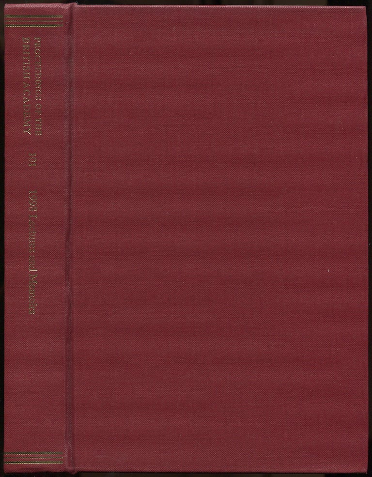 Item #533042 1998 Lectures and Memoirs. Proceedings of the British Academy 101