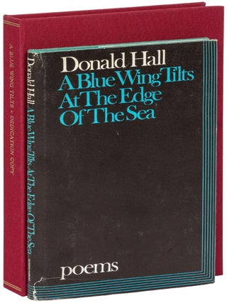 Item #533091 A Blue Wing Tilts at the Edge of the Sea: Selected Poems 1964-1974. Donald HALL