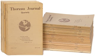 Item #533440 Thoreau Journal Quarterly, 1969-81. Mary SHERWOOD, Henry David Thoreau