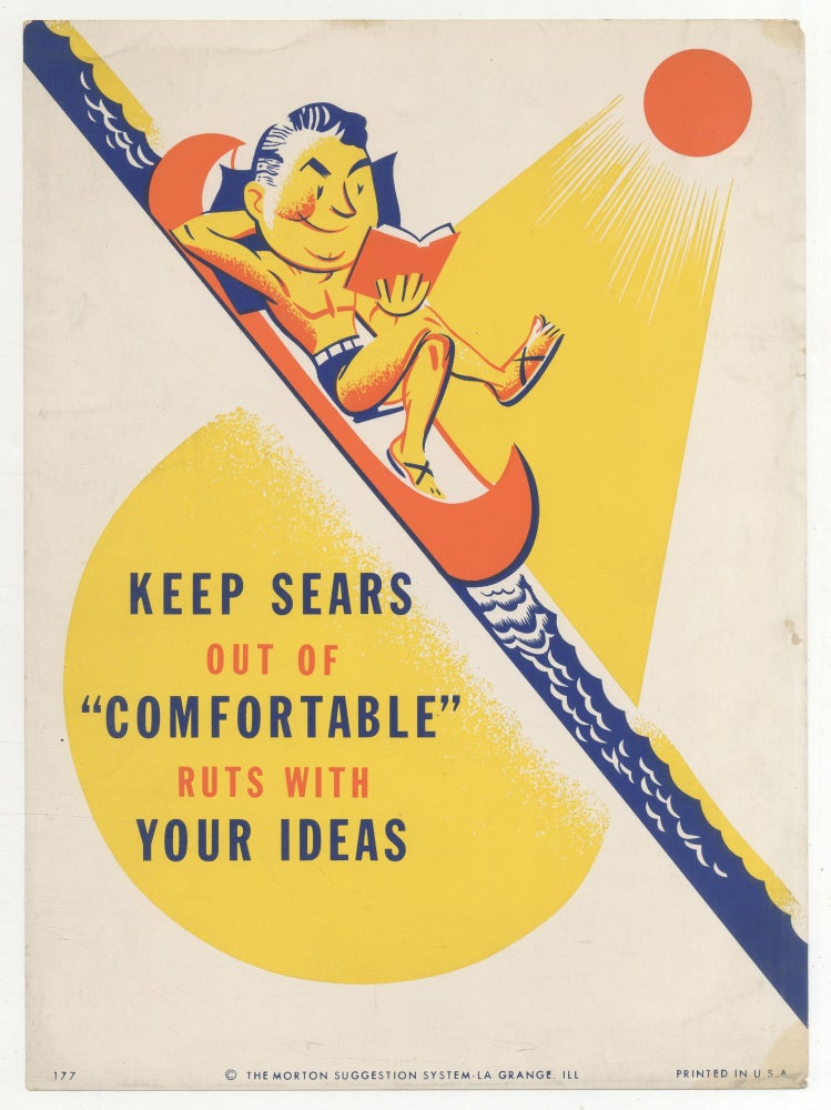 Item #533712 [Broadside]: Keep Sears Out of "Comfortable" Ruts With Your Ideas