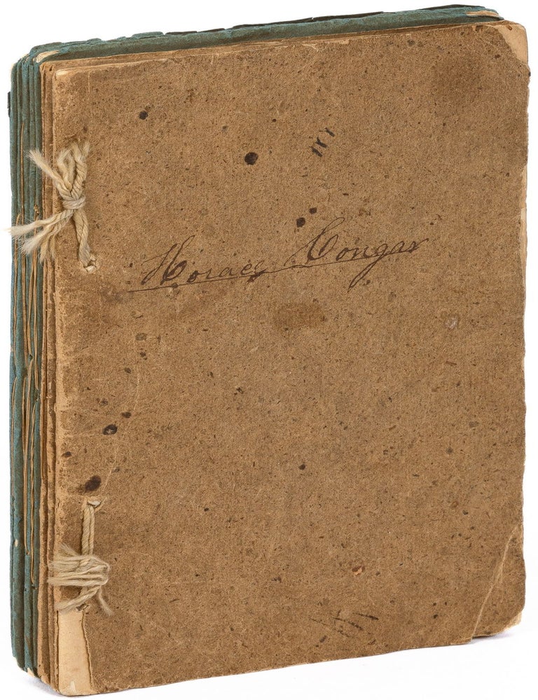 Horace Congar&rsquo;s Custom Bound School Ledger Reports, 1844-46. Horace CONGAR, Samuel Hayes Congar.