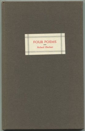 Item #534155 Four Poems. Richard EBERHART