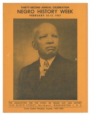 Item #534521 [Broadside]: Thirty-Second Annual Celebration Negro History Week February 10-17, 1957