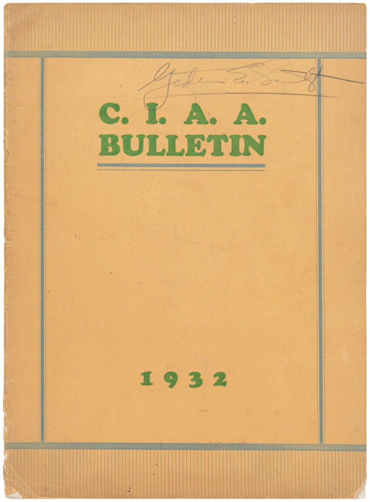 Item #534878 The Bulletin of the Colored Intercollegiate Athletic Association (The C.I.A.A. Bulletin), 1932. Gideon Edward SMITH, G E. Smith.