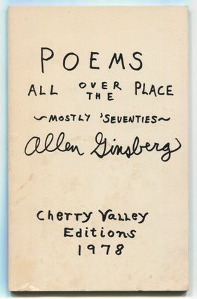 Item #534901 Poems All Over the Place, Mostly 'Seventies. Allen GINSBERG
