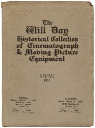 Item #535818 Illustrated Catalogue of the Will Day Historical Collection of Cinematograph and...