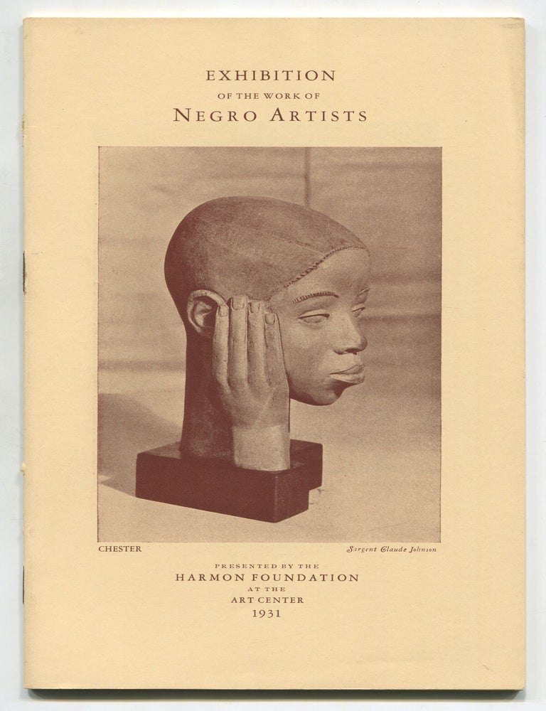 Exhibition of the Work of Negro Artists. Harmon Foundation.