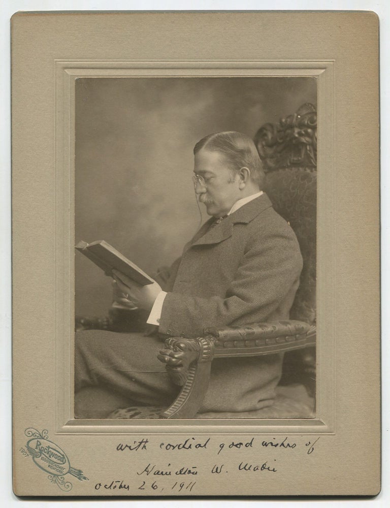 Item #536049 Signed Photograph of Hamilton W. Mabie. Hamilton W. MABIE.