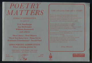 Item #536080 Poetry Matters: Journal of Peterloo Poets – No. 9, Winter 1991