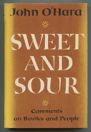 Item #536186 Sweet and Sour. John O'HARA