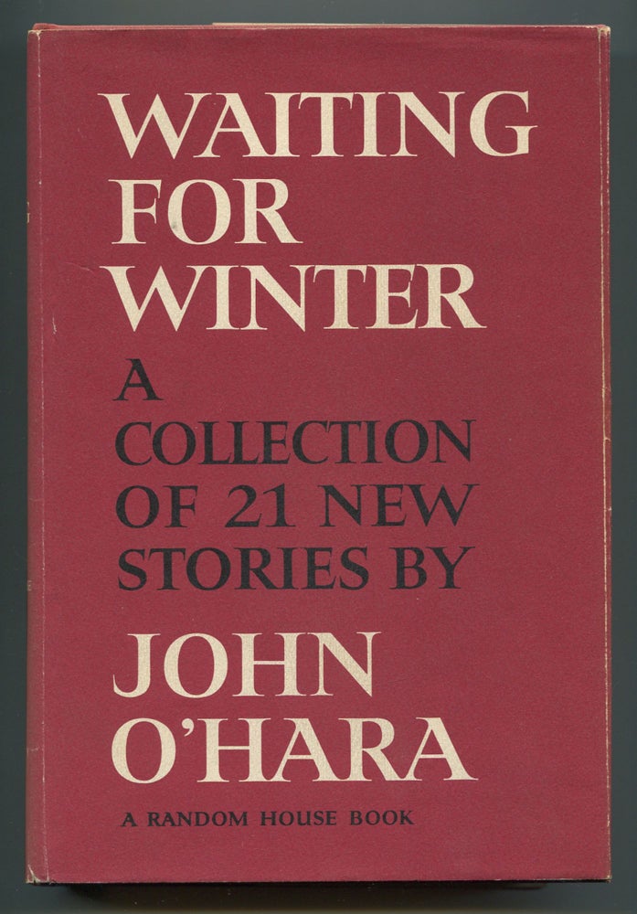 Item #536196 Waiting for Winter. John O'HARA.