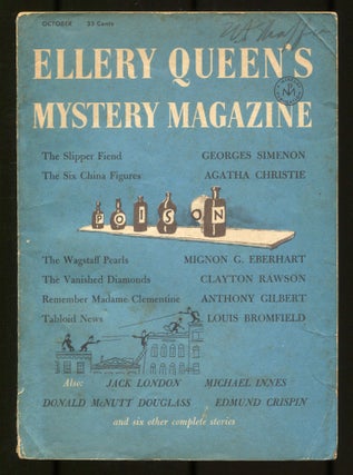 Item #536378 Ellery Queen's Mystery Magazine – Vol. 26, No. 4, October 1955. Ellery QUEEN