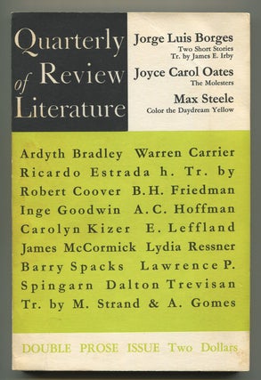 Item #537165 Quarterly Review of Literature - Volume XV, Number 3/4. Jorge Luis BORGES, Joyce...