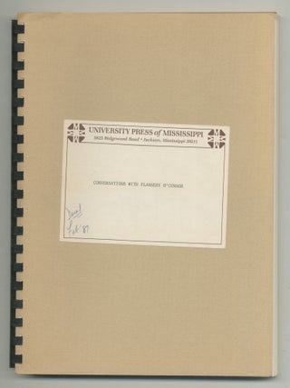 Item #537365 Conversations with Flannery O'Connor. Flannery O'CONNOR