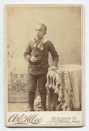 Item #537464 [Cabinet card]: Young African-American Boy