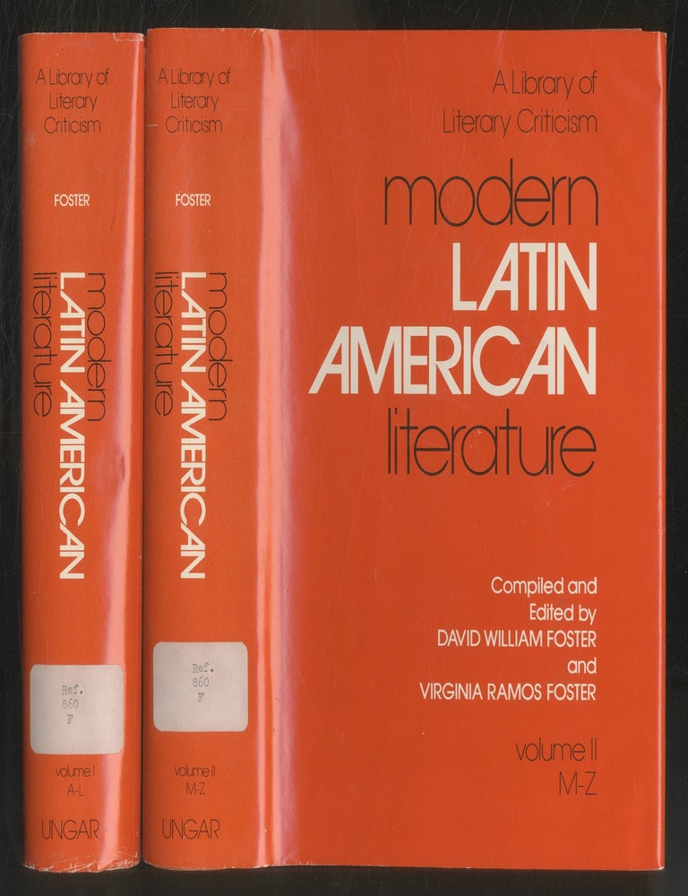 Modern Latin American Literature: A Library of Literary Criticism (in Two Volumes. David William and Virginia FOSTER.