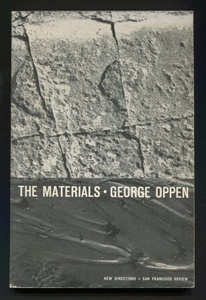 Item #538594 The Materials. George OPPEN