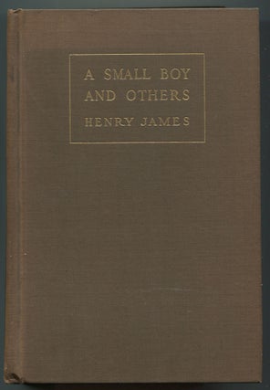 Item #538655 A Small Boy and Others. Henry JAMES