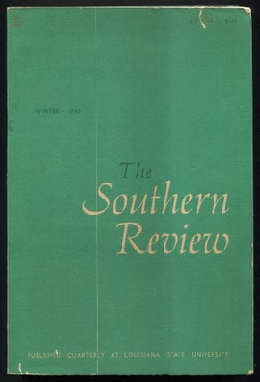 Item #538786 The Southern Review – Volume IV, New Series, January, 1968, Number 1. Daniel...