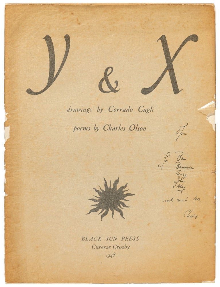 Item #538950 Y & X. Charles OLSON.