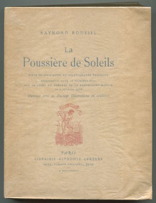 Item #538989 La Poussiere de Soleils. Piece en cinq actes et vingt-quatre tableaux representee...