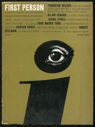 Item #539055 First Person: A Journal of Travel, Memoirs & Humor – First Issue / Fall 1960. M....